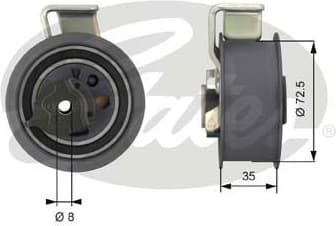Tensioner Pulley, timing belt PowerGrip™ T43019