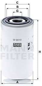 Oil Filter W9019