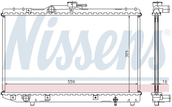 Radiator, engine cooling ** FIRST FIT ** 64773