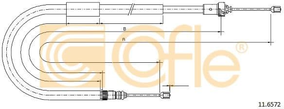 Cable Pull, parking brake 11.6572 - image 2