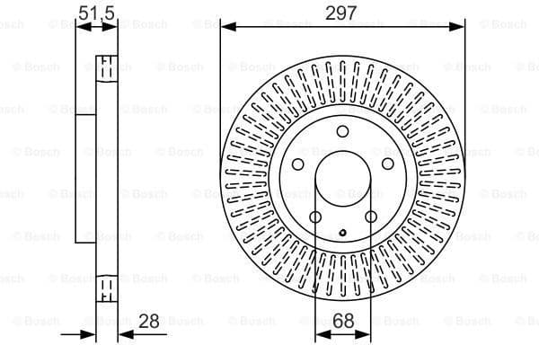 Brake Disc 0986479B15