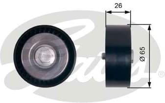 Deflection/Guide Pulley, V-ribbed belt DriveAlign™ T36414