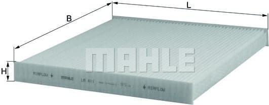 Filter cabin LA411 - image 2