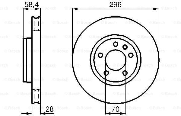 Brake Disc 0986478593 - image 5