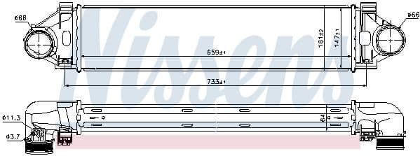 Charge Air Cooler ** FIRST FIT ** 96471