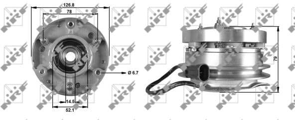 Clutch, radiator fan 49700