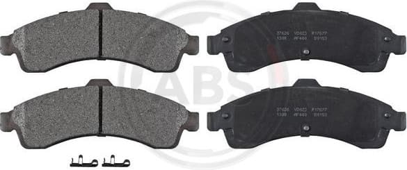 Brake Pad Set, disc brake 37626