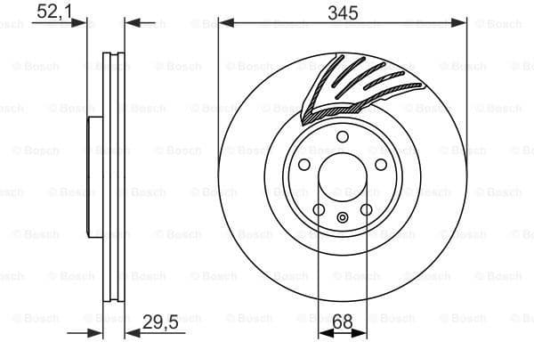 Brake Disc 0986479590 - image 5