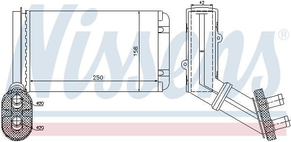 Heat Exchanger, interior heating 73972