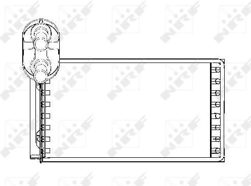 Heat exchanger interior heating 53550