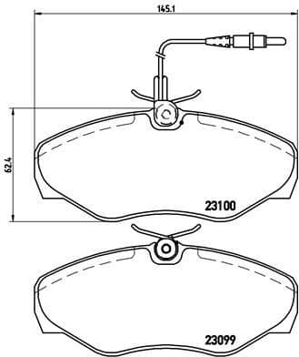 Brake Pad Set, disc brake PRIME LINE P68026