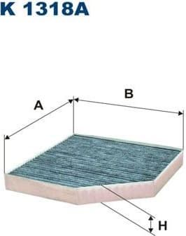 Filter, cabin air K1318A