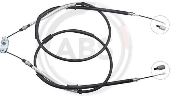 Cable Pull, parking brake K10085