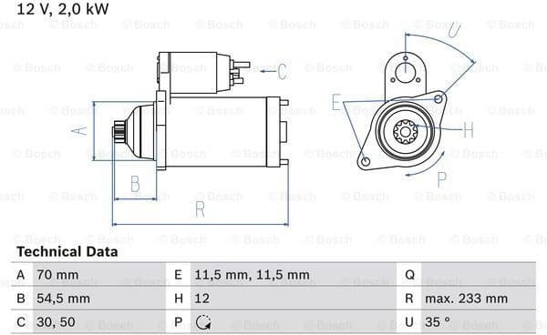 Starter 0986023540 - image 2