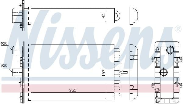 Heat Exchanger, interior heating 73974