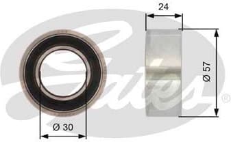 Tensioner Pulley, timing belt PowerGrip™ T41121