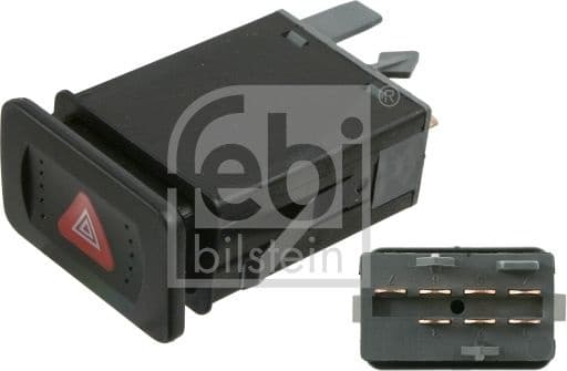Hazard Warning Light Switch febi Plus 22292