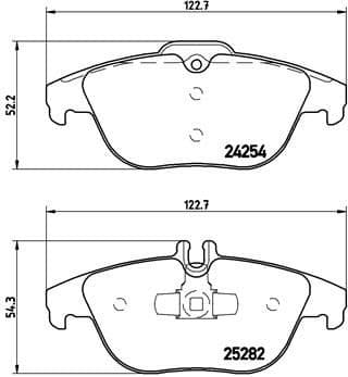 Brake Pad Set, disc brake PRIME LINE P50104