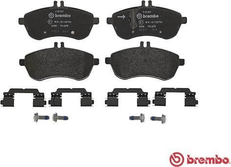 Brake pads front, Top Quality P50067 - image 2