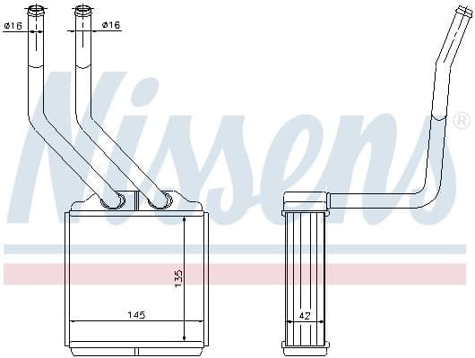 Heat Exchanger, interior heating 71776