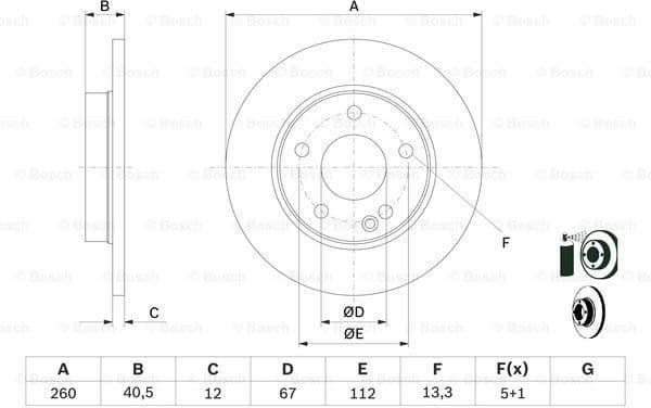 Brake Disc 0986478874 - image 5