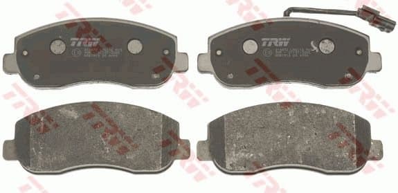 Brake pads front, Top Quality GDB1910 - image 2