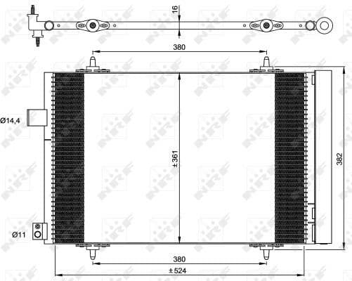 Condenser, air conditioning EASY FIT 35946