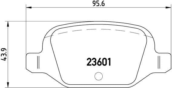 Brake Pad Set, disc brake PRIME LINE P23064