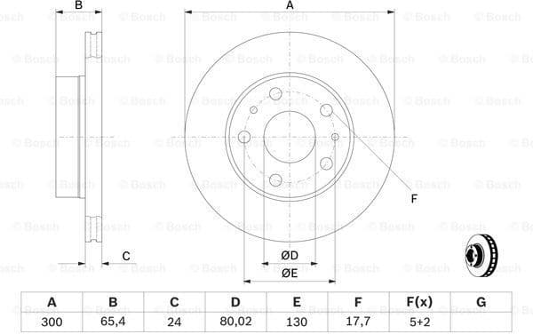 Brake Disc 0986478842 - image 5
