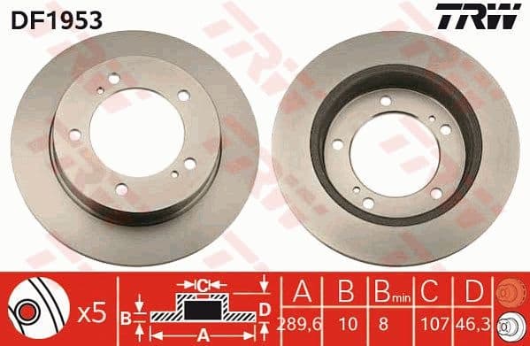 Brake Disc DF1953