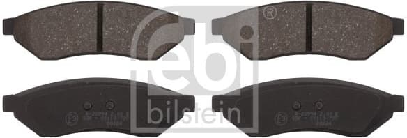 stabdžių trinkelių rinkinys, diskinis stabdys 16722 - image 2