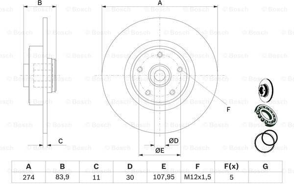 Brake Disc 0986479273 - image 5