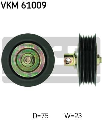 Deflection/Guide Pulley, V-ribbed belt VKM 61009