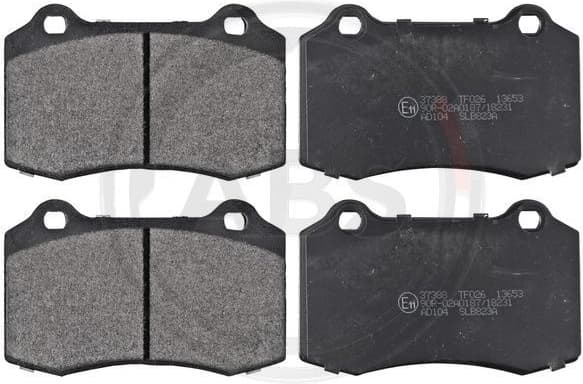 Brake Pad Set, disc brake 37388