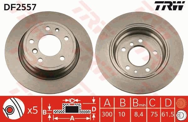Brake Disc DF2557