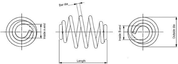 Suspension Spring MONROE SPRINGS SN2788