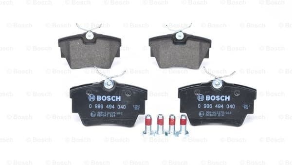 Brake Pad Set, disc brake 0986494040