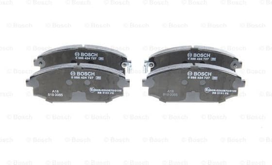 Brake Pad Set, disc brake 0986424727