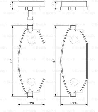 Brake Pad Set, disc brake 0986424727 - image 7