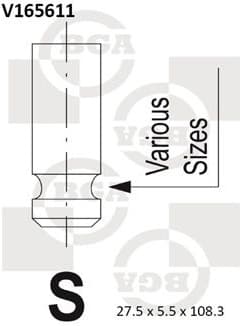 Valve exhaust V165611