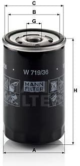 Oil Filter W719/36