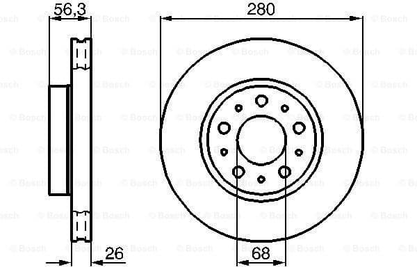 Brake Disc 0986478298