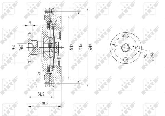 Clutch, radiator fan 49630 - image 2