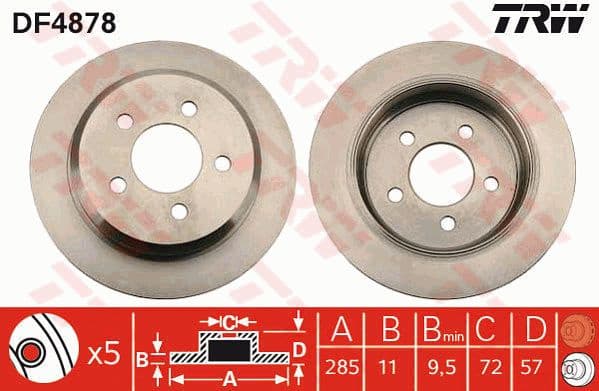Brake Disc DF4878