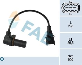 Sensor, crankshaft pulse 79068