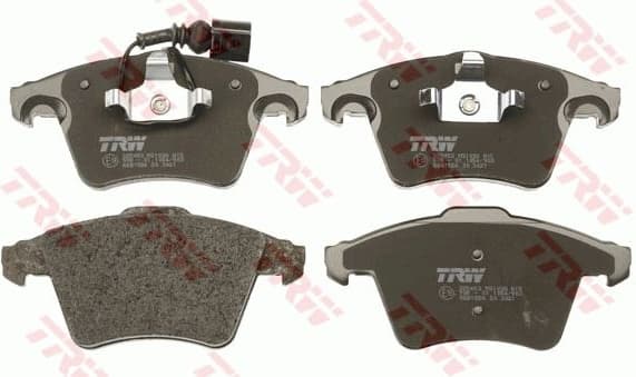 Brake pads front, Top Quality GDB1556 - image 2