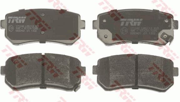Brake pads rear, Top Quality GDB3421 - image 2
