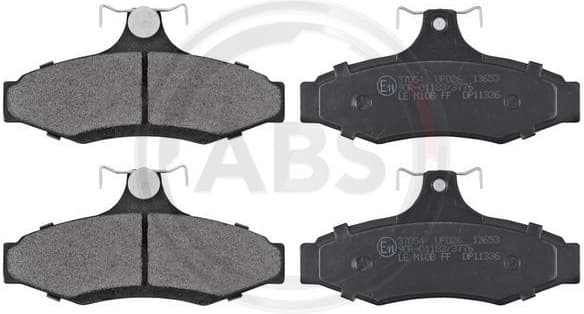 Brake Pad Set, disc brake 37054