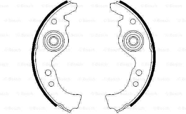 Brake Shoe Set 0986487030