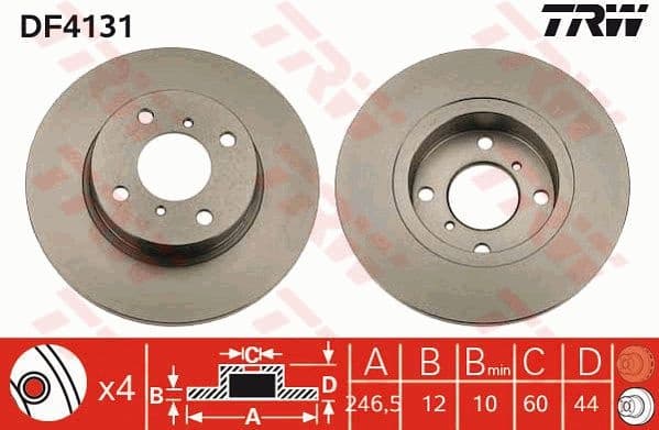 Brake Disc DF4131